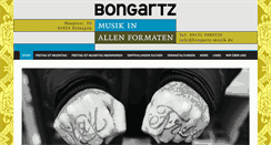 Desktop Screenshot of bongartz-musik.de