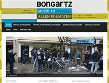 Tablet Screenshot of bongartz-musik.de